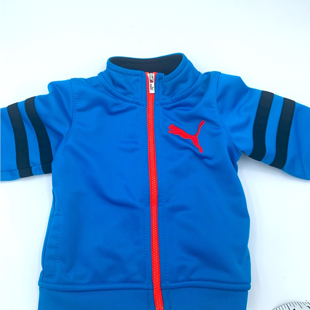 Puma zip jacket kids size 3 - 6 months blue